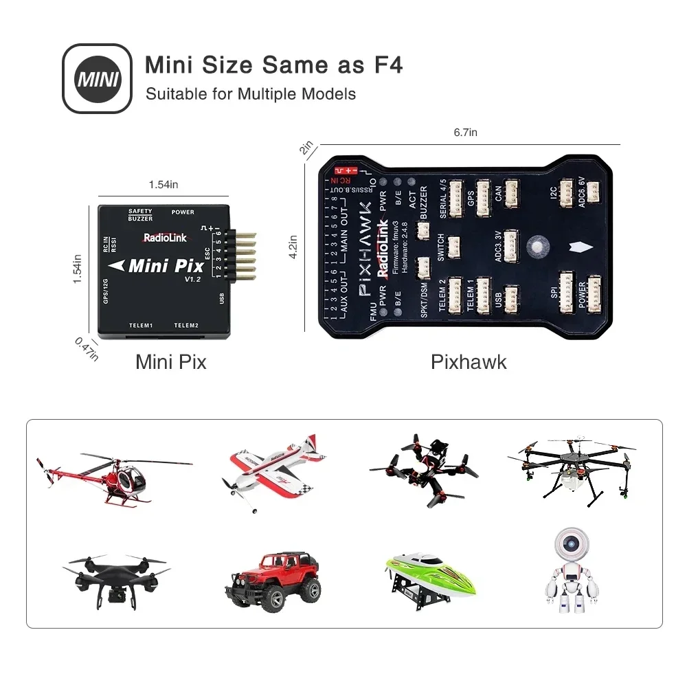 Radiolink New Mini PIX V1.2 Fl - Drone Racing Flight Controller recension och pris