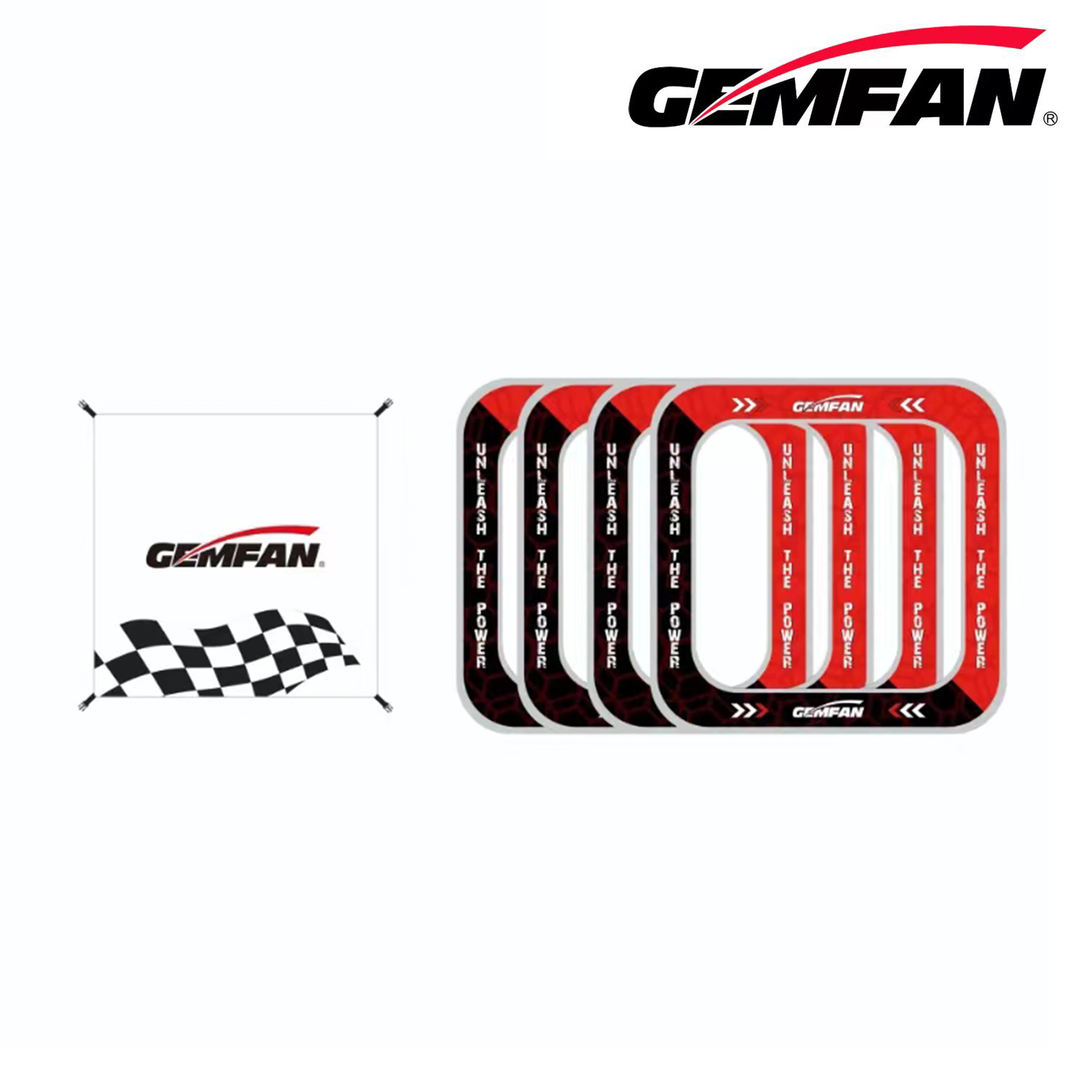 GEMFAN 80*80CM FPV Race Cube G - Drone Racing Flag recension och pris