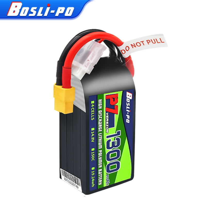 Boslipo P7 1300mAh 150C 4S 6S  - Drone Racing Battery recension och pris